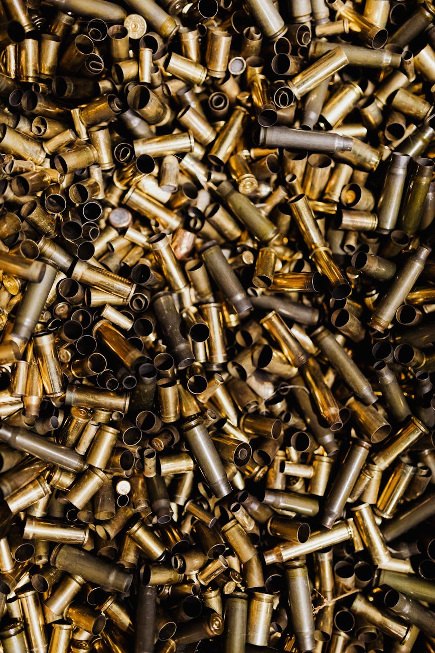empty bullet cartridge cases