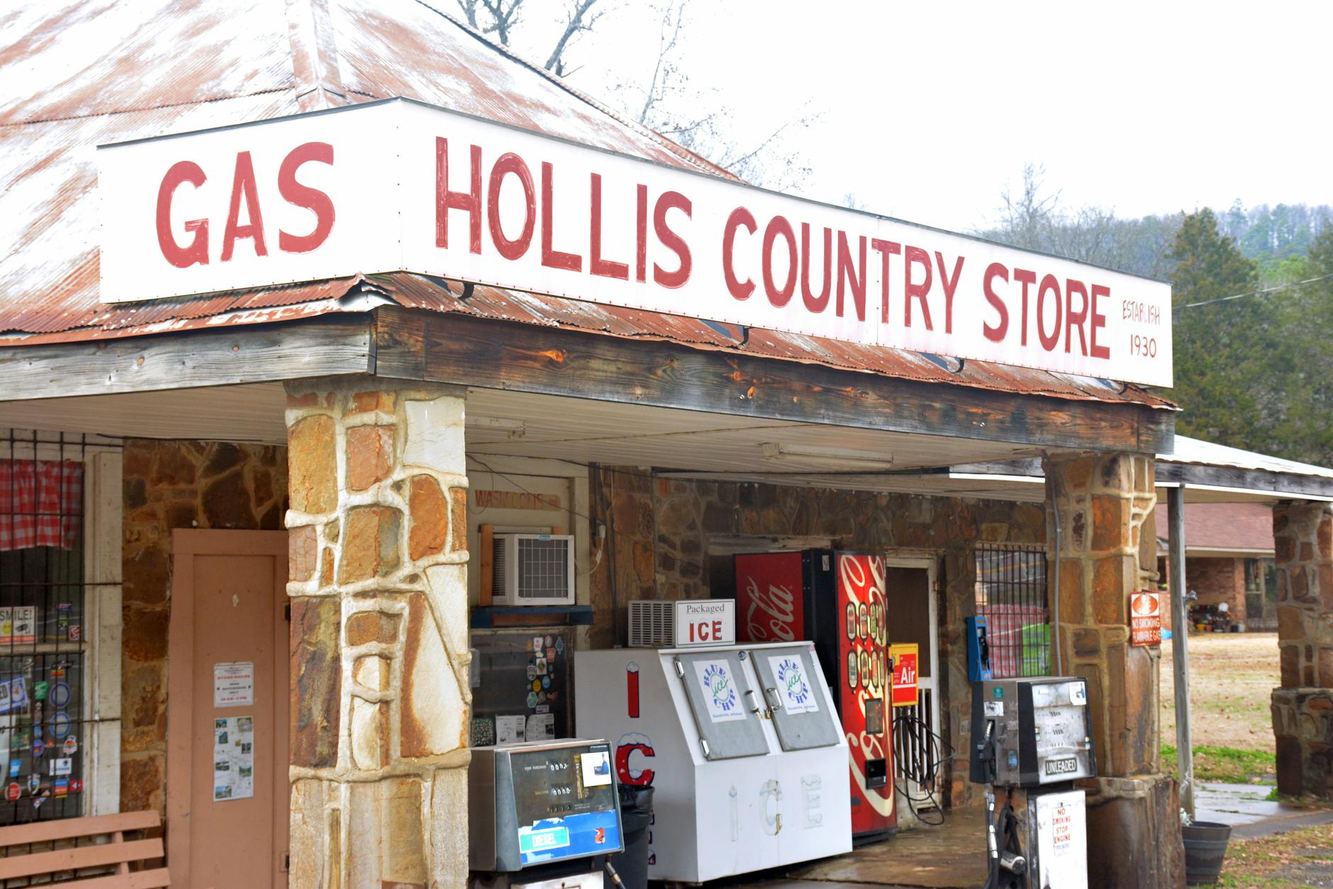 historic hollis country store and gas station
